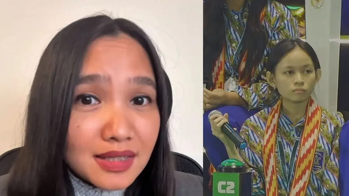 Influencer Salsa Erwina dan dan Siswa SMAN 1 Pontianak Josepha Alexandra. (DOK YOUTUBE)