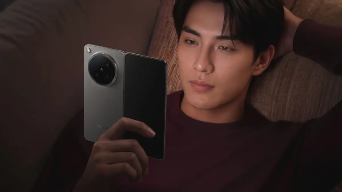 Oppo Find N6 tampil dengan desain tipis dan layar lipat premium. (Dok. Oppo)