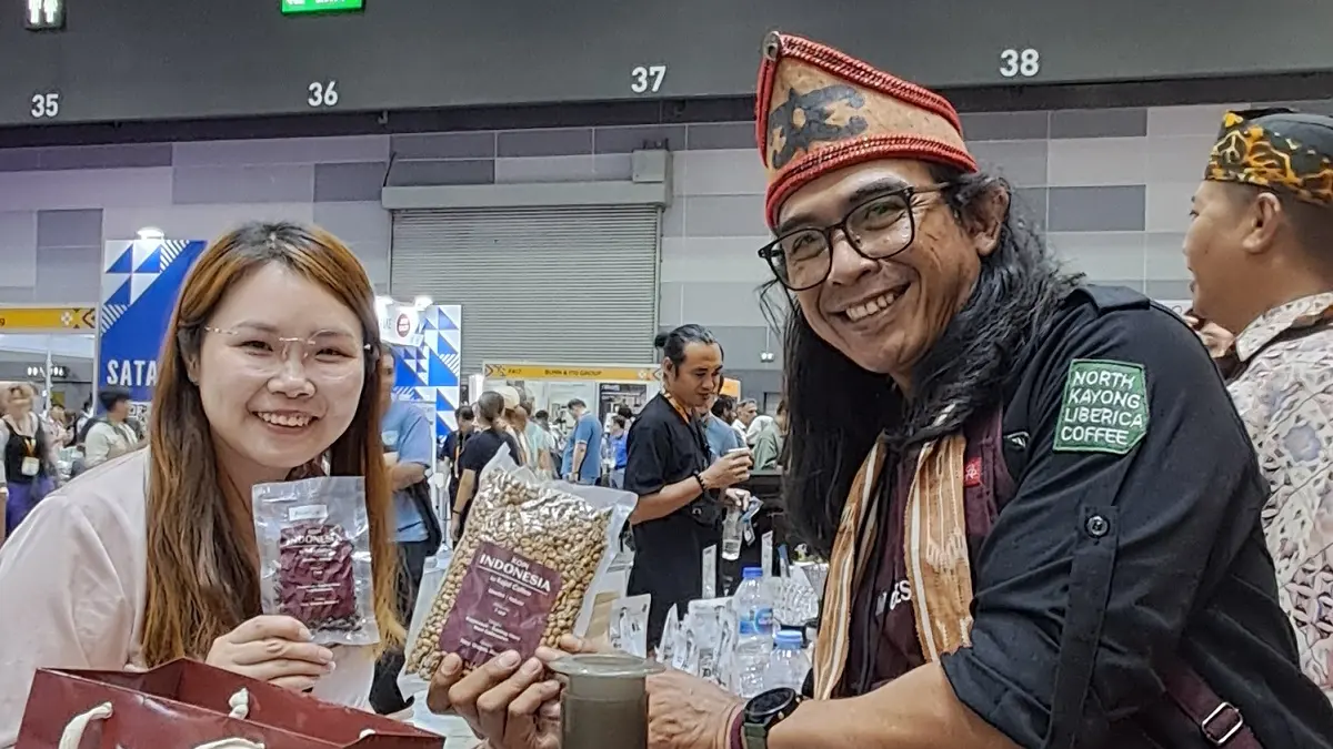 UMKM Kopi Kojal asal Kayong Utara kembali menembus pasar internasional melalui ajang World of Coffee Bangkok 2026, setelah sebelumnya sukses tampil pada World of Coffee Jakarta 2025. (ISTIMEWA)