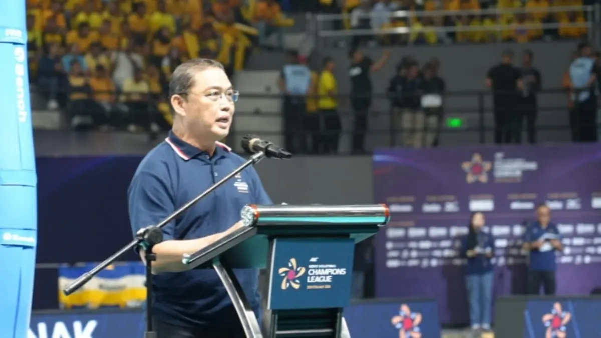 Gubernur Kalbar Ria Norsan memberikan sambutan saat opening AVC Men