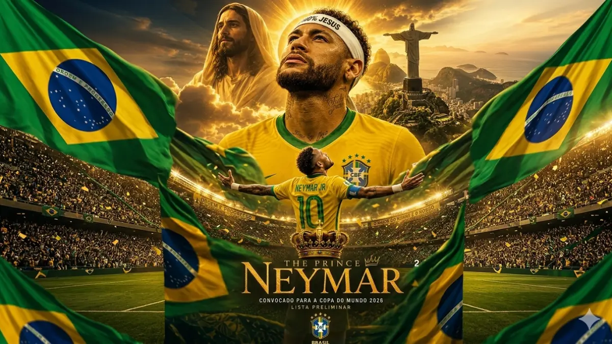 Neymar kembali dipanggil ke skuad sementara Brasil untuk Piala Dunia 2026. (IG.Neymar)