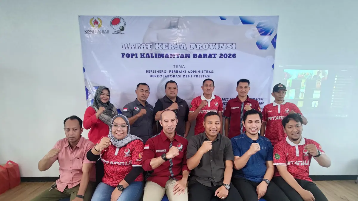 Panitia Musprov FOPI Kalbar membuka tahapan pendaftaran bakal calon Ketua Umum FOPI Kalbar periode 2026–2030 di Pontianak, Kamis (14/5). Pendaftaran dibuka hingga 18 Mei 2026.