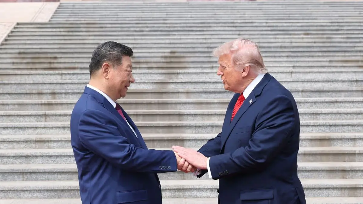 Xi Jinping dan Donald Trump. (Xinhua News Agency) 