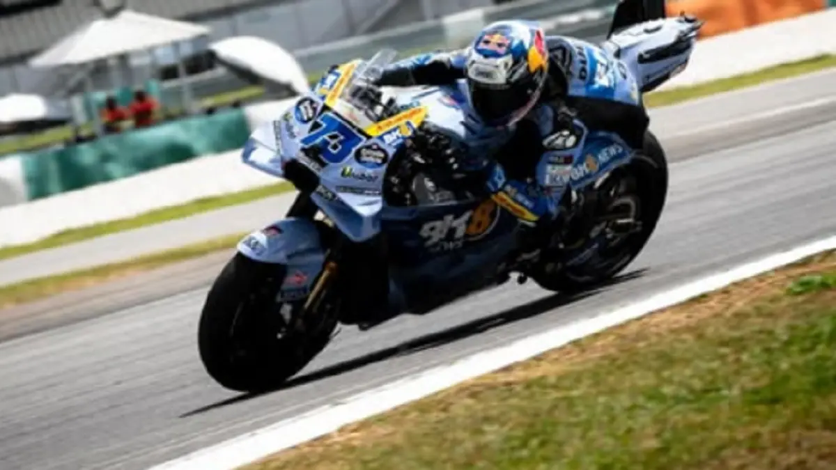 Alex Marquez memacu Ducati Gresini saat FP1 MotoGP Catalunya 2026 di Montmelo. (INSTAGRAM/@alexmarquez73)