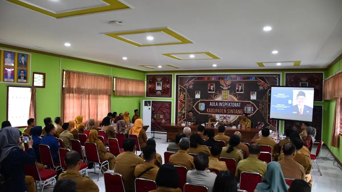 Pemkab Sintang pertegas pengendalian korupsi melalui asistensi peningkatan efektivitas pengendalian korupsi. (ISTIMEWA)