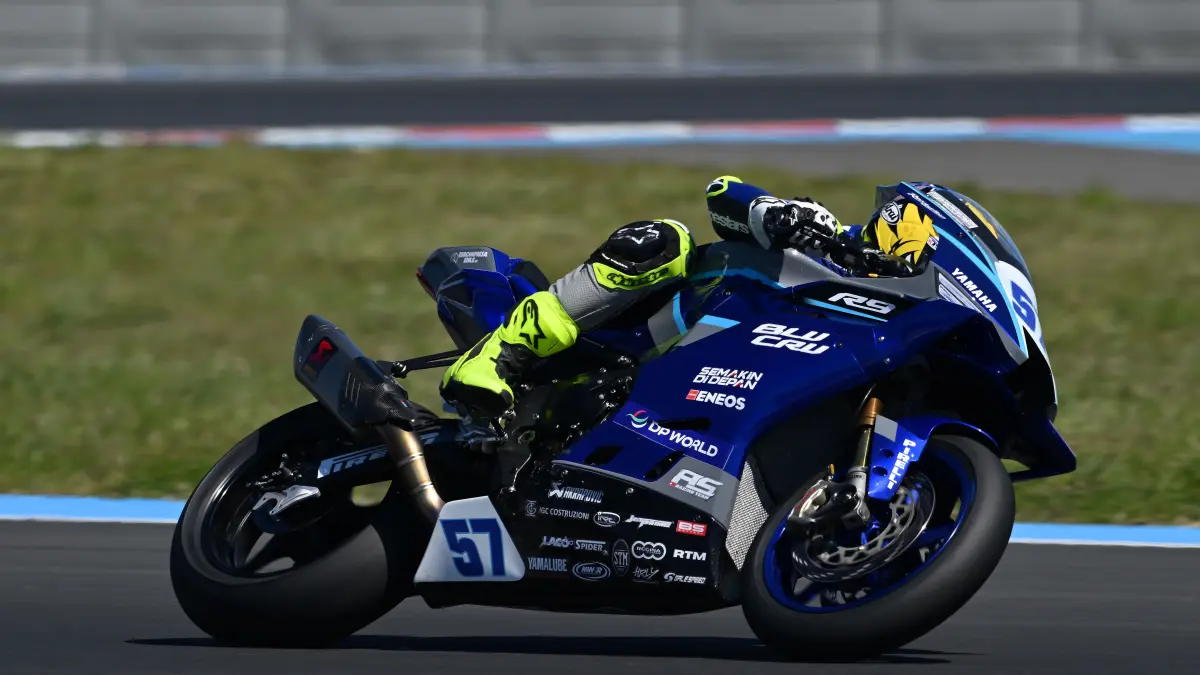 Aldi Satya Mahendra saat tampil di seri 4 World Supersport Balaton Park Hungaria.