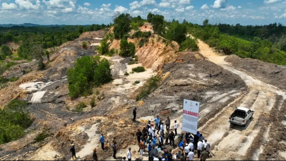 Luas bukaan lahan di Tahura Bukit Soeharto yang terus meningkat menjadi tantangan besar bagi transformasi pembangunan berkelanjutan di Kaltim.  (ISTIMEWA)
