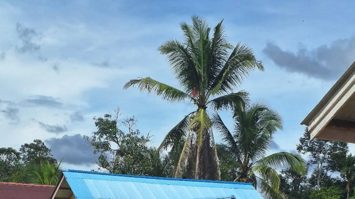Kondisi banjir yang merendam permukiman warga di Kabupaten Sintang, Kalimantan Barat, setelah hujan deras menyebabkan luapan sungai dan menggenangi sedikitnya 35 desa di tiga kecamatan. (RISKA/PONTIANAK POST)