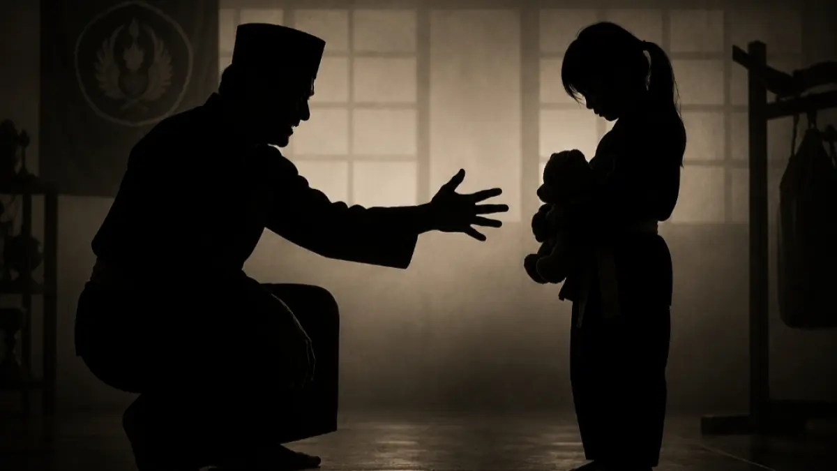 Ilustrasi siluet terkait kasus dugaan pencabulan anak di bawah umur di lingkungan perguruan silat di Kota Pontianak yang saat ini tengah ditangani pihak kepolisian.