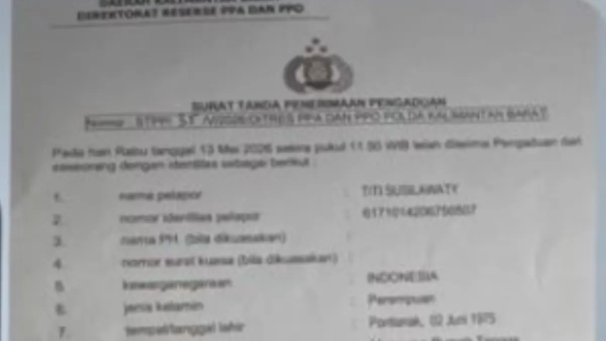 Keluarga korban melaporkan kasus ini ke Polda dengan Nomor laporan resmi STPP/35N/DITRES PPA DAN PPO tertanggal 13 Mei.