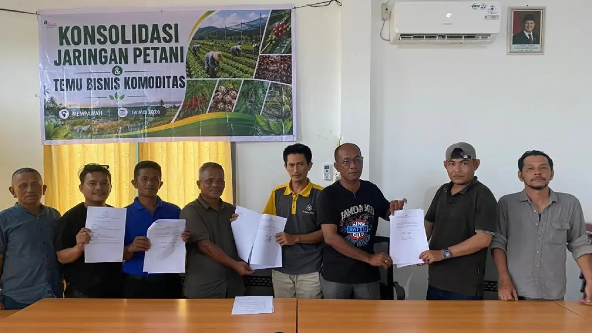 Suasana konsolidasi dan temu bisnis para petani dampingan Gemawan dari Mempawah, Kubu Raya dan Sambas. (ISTIMEWA)