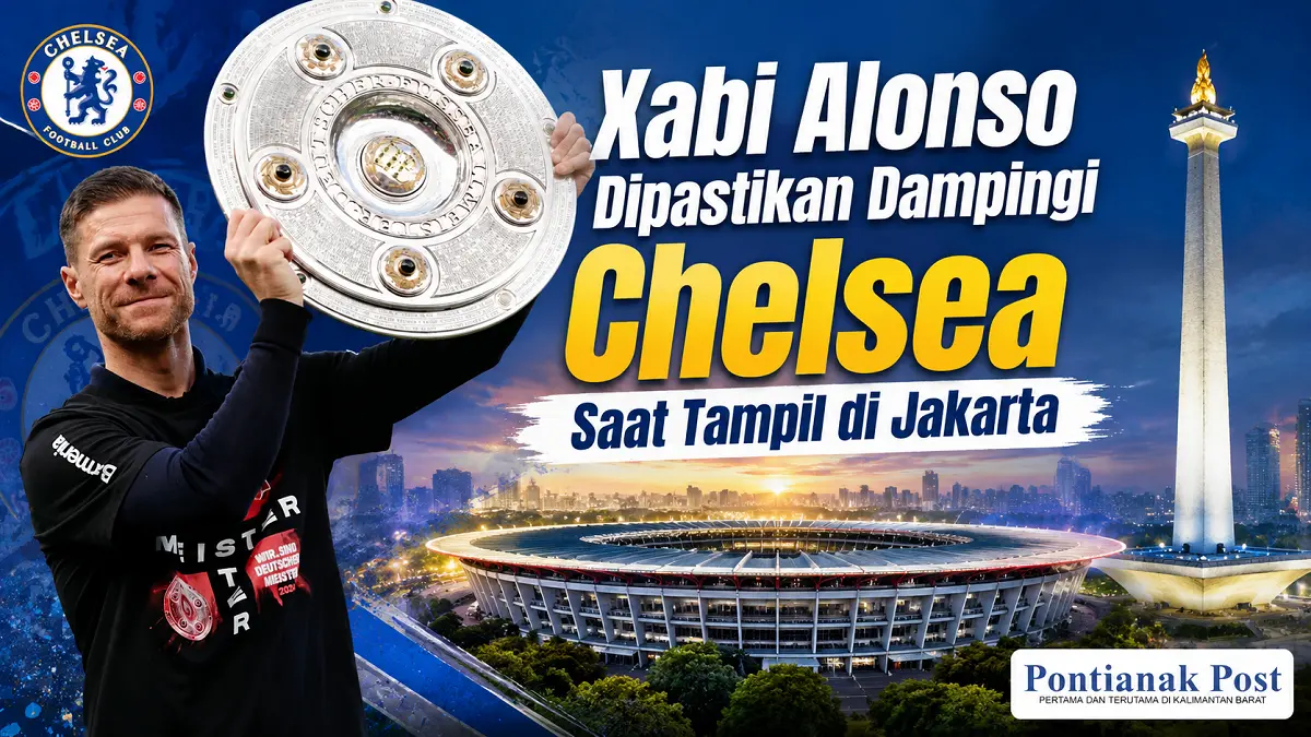 Xabi Alonso akan memulai debut bersama Chelsea dalam tur pramusim hingga Jakarta. (Dok.Chelsea/Diolah:AI)