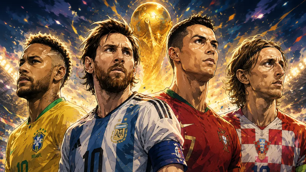 Empat ikon sepak bola dunia bersiap menutup era mereka di Piala Dunia FIFA 2026. Dari Neymar, Messi, Cristiano Ronaldo, hingga Luka Modric, turnamen ini diprediksi menjadi panggung terakhir generasi emas yang mendominasi sepak bola selama hampir dua dekade.