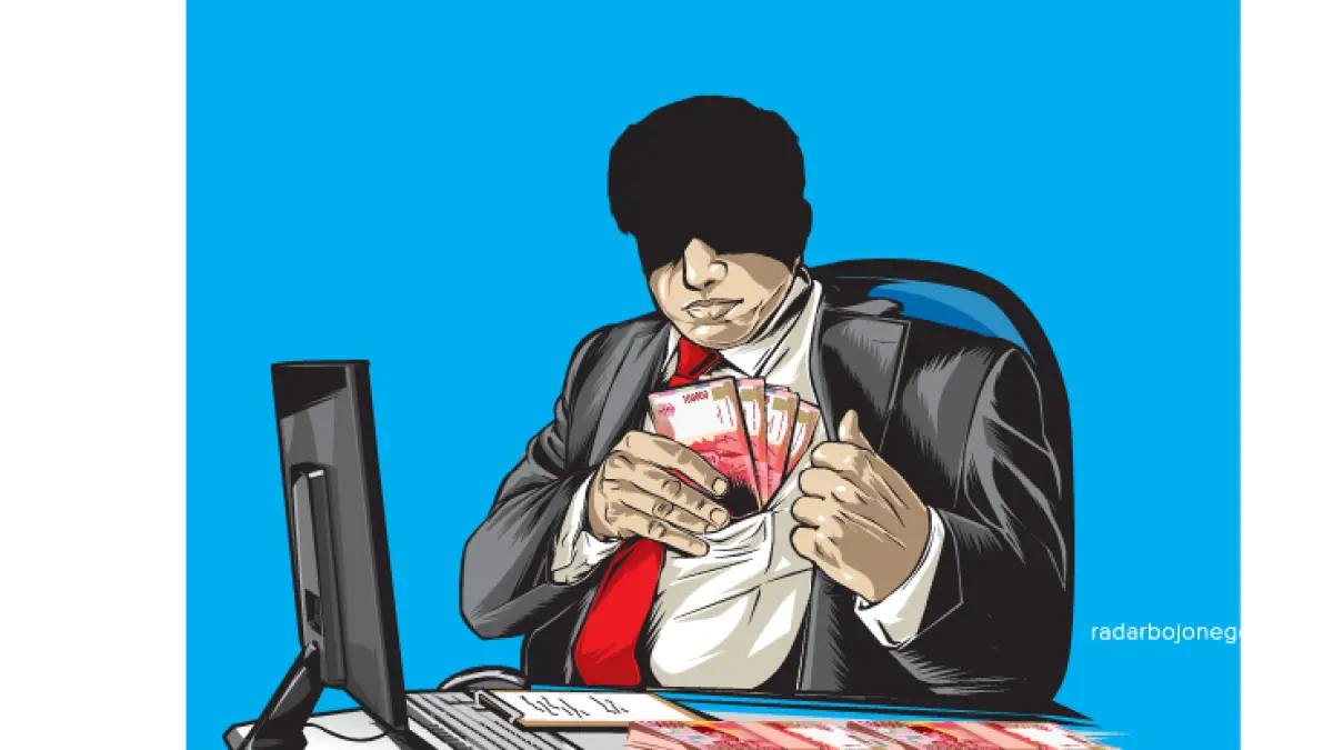 Ilustrasi korupsi. (DOK RADAR BOJONEGORO)