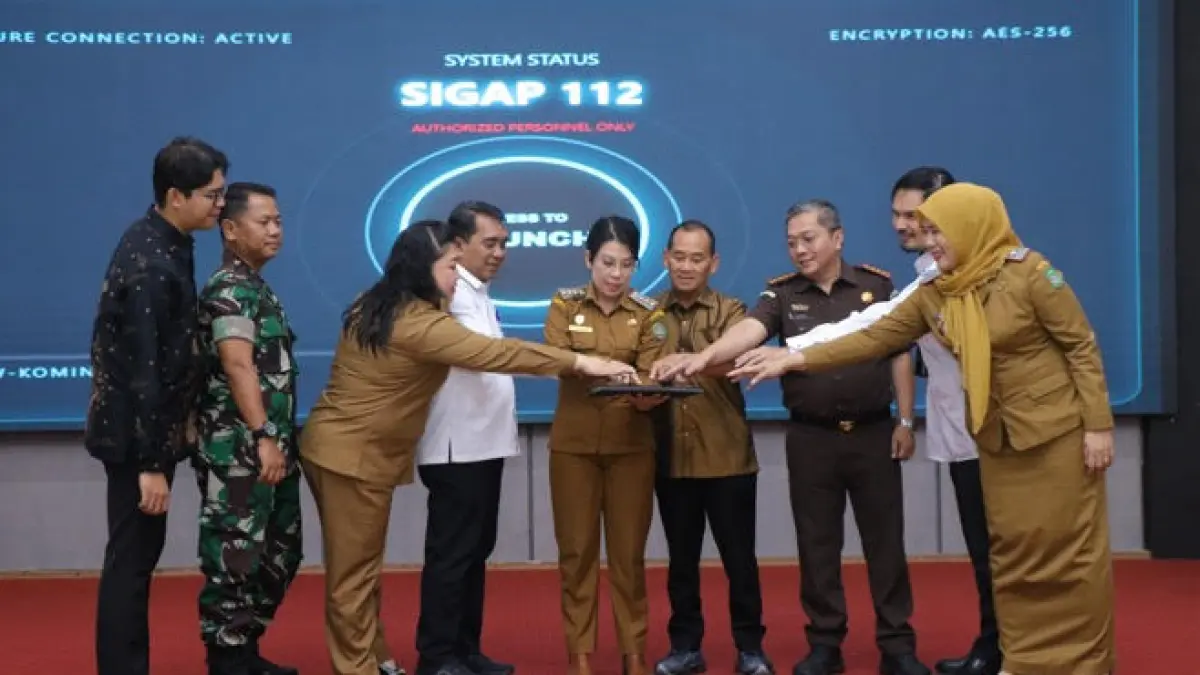 Singkawang Tanggap (SIGAP) 112. Layanan yang resmi diluncurkan Pemerintah Kota Singkawang pada Senin (18/5) di Kantor Wali Kota Singkawang.