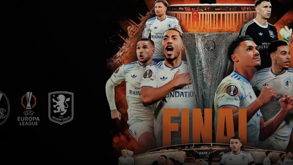 Aston Villa memburu trofi Liga Europa saat menghadapi SC Freiburg pada final di Besiktas Stadyumu, Istanbul, Kamis (21/5) dini hari nanti WIB, (Dok.Aston Villa)