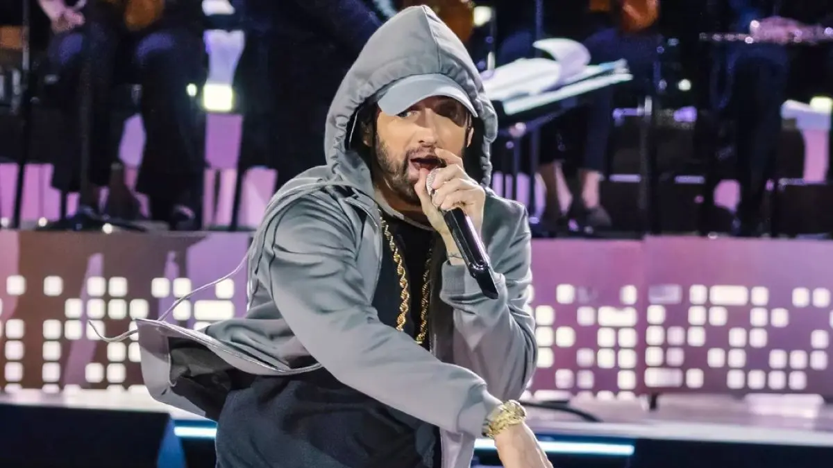 Ilustrasi - Penyanyi rap Eminem. (Shutterstock)