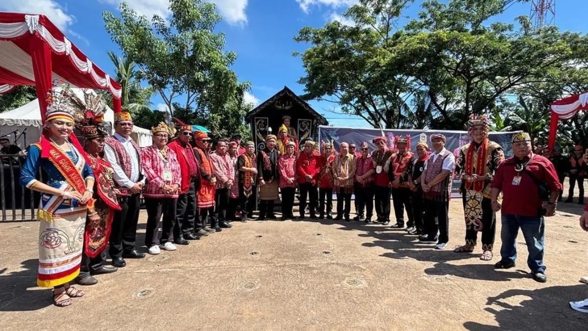 Kantor Wilayah Kementerian Hukum Kalimantan Barat menghadiri pembukaan pekan Gawai Dayak Kalbar pada Rabu (20/5). (DOK KANWIL KEMENKUM KALBAR)