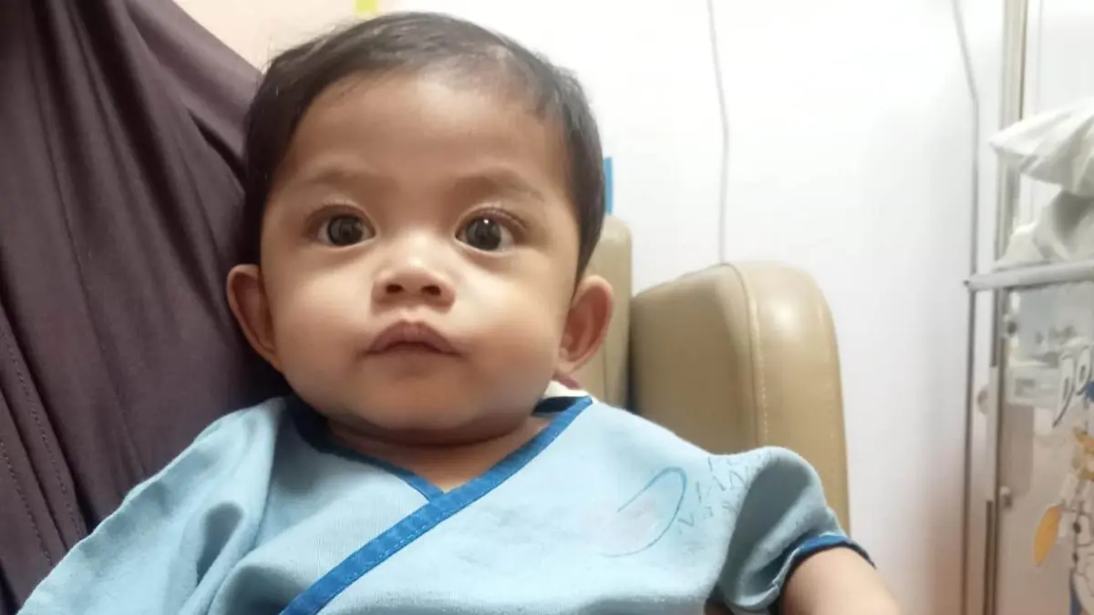 M. Zafir Al Fathan saat menjalani rangkaian pengobatan di RSJPD Harapan Kita, Jakarta. (ISTIMEWA)