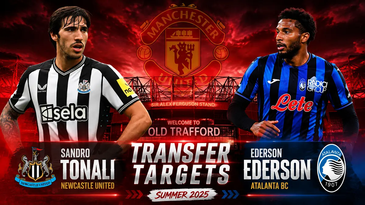 Michael Carrick mulai menyusun skuad baru Manchester United dengan memburu Sandro Tonali dan Ederson. (IG, Kolase:AI/Pontianak Post)