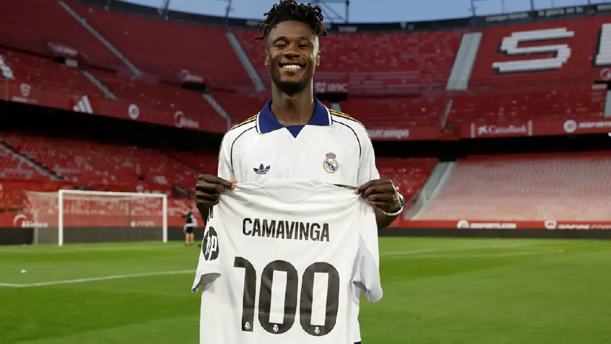 Mourinho dikabarkan membuka peluang melepas Eduardo Camavinga. (Dok.Real Madrid)