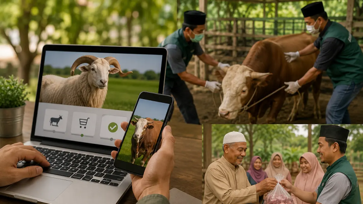 Ilustrasi kurban online 