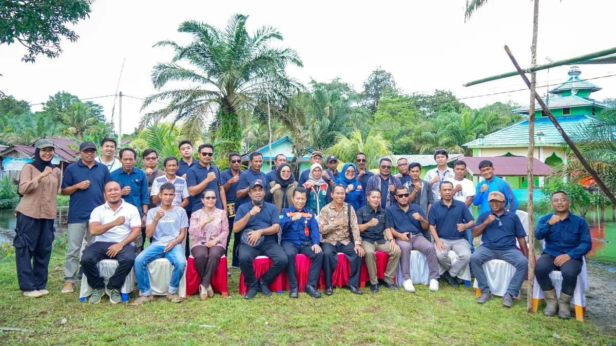 PT ANTAM (Persero) Tbk Unit Bisnis Pertambangan (UBP) Bauksit Kalimantan Barat (ANTAM) menerima kunjungan benchmarking dari stakeholder PT Nusa Karya Arindo (NKA) pada Minggu (24/5). (DOK ANTAM)
