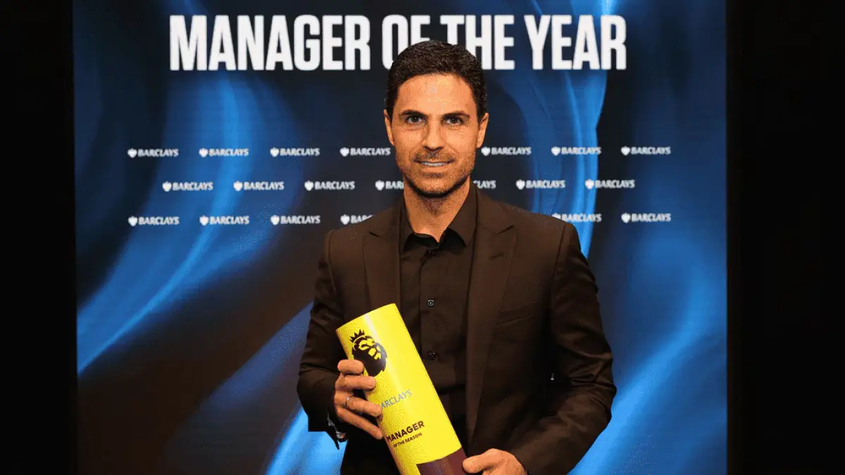 Mikel Arteta dinobatkan sebagai Manajer Terbaik Premier League usai membawa Arsenal juara Liga Inggris. (Dok.Arsenal)