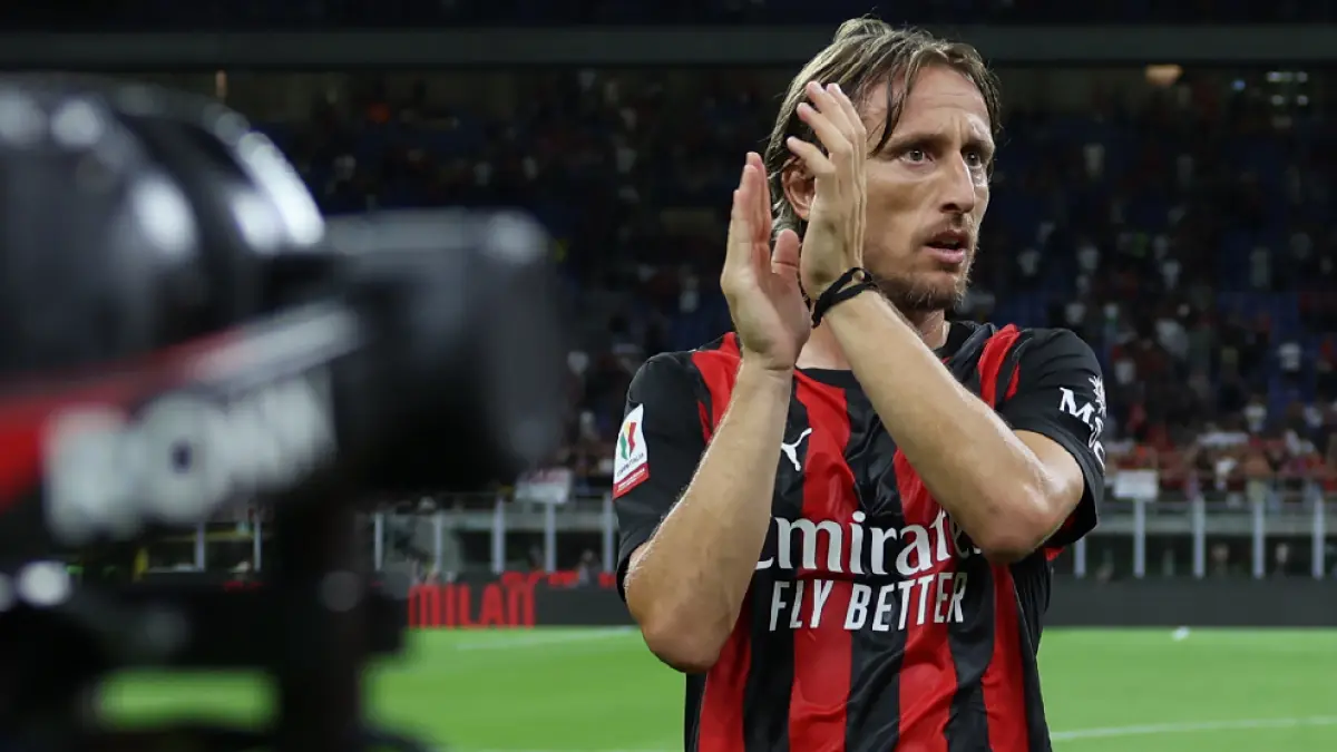 Luka Modric dikabarkan akan menutup karier sepak bolanya setelah Piala Dunia 2026 bersama Kroasia. (Dok.AC Milan)