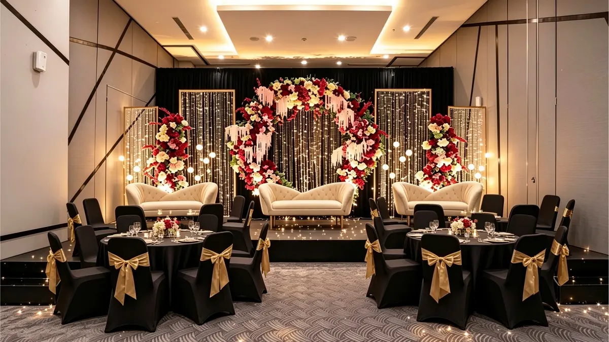 Wedding setup intimate elegan di Hotel Neo Gajah Mada Pontianak 
