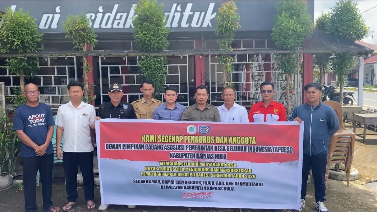 APDESI Kapuas Hulu berkomitmen untuk mendukung dan menyukseskan Pilkades 2026. (ISTIMEWA)