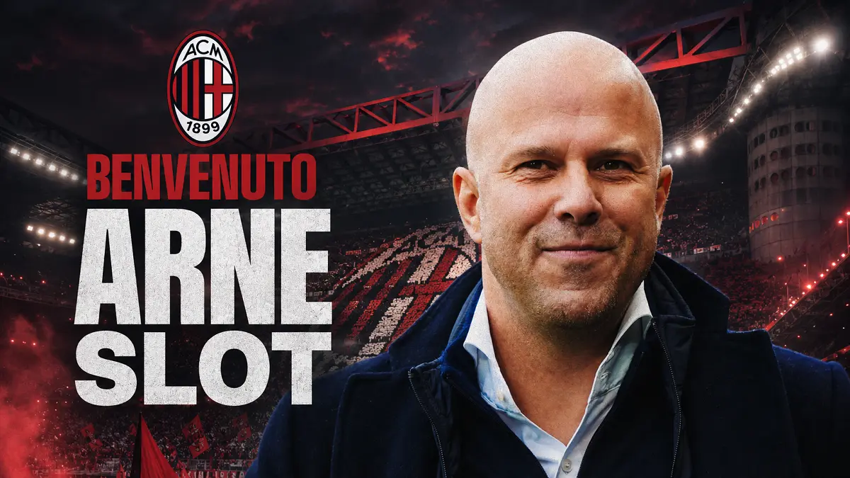 Arne Slot masuk daftar teratas calon pelatih baru AC Milan setelah meninggalkan Liverpool. (Dok.Liverpool, Diolah AI)