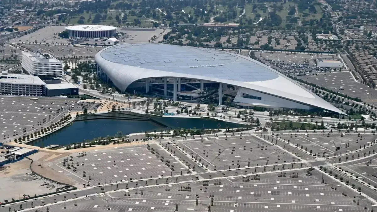 Los Angeles Stadium menjadi salah satu venue paling mewah di Piala Dunia 2026. (FIFA)