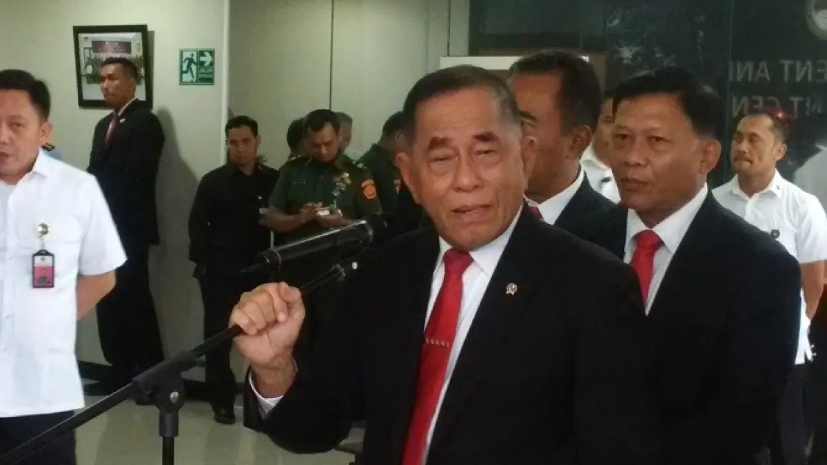 Mantan Menteri Pertahanan (Menhan) Ryamizard Ryacudu saat masih aktif di Kemenhan. (Sabik Aji Taufan/JawaPos.com)