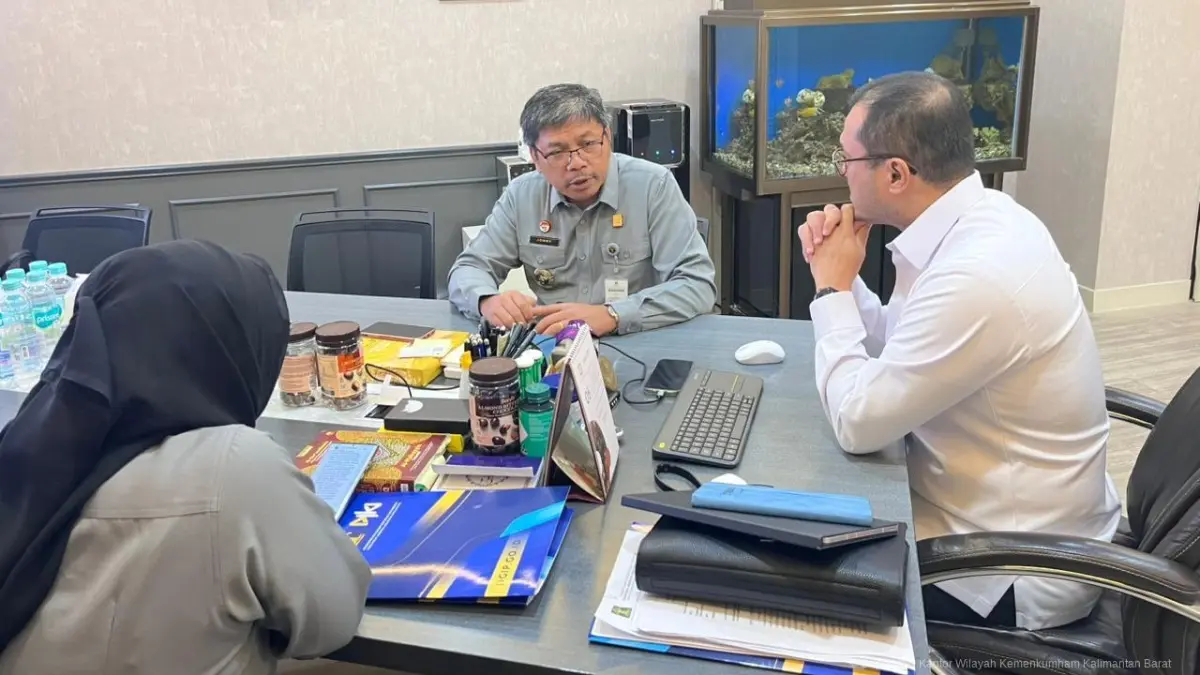 Kantor Wilayah Kementerian Hukum Kalimantan Barat menggelar koordinasi bersama Direktorat Jenderal Kekayaan Intelektual (DJKI), di Jakarta, Selasa (26/5). (DOK KANWIL KEMENKUM KALBAR)