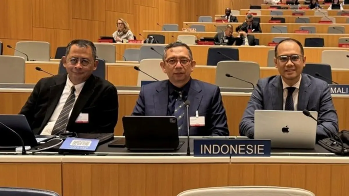 Perwakilan Indonesia dalam Sidang Komite Tetap Hak Cipta dan Hak&nbsp;di Jenewa, Swiss beberapa waktu lalu., (DOK KEMENKUM RI)