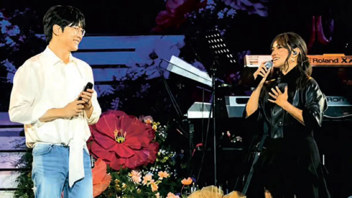 Raisa dan Sung Si-kyung akan membuat proyek bersama. (INSTAGRAM RAISA)