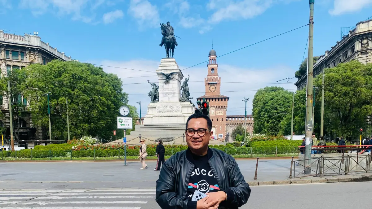 Syafaruddin Daeng Usman saat berada di Kota Wina Austria. Mengunjungi Wien Stadt Museum yang dikesankan sedikit angker dari museum lainnya di kota ini
