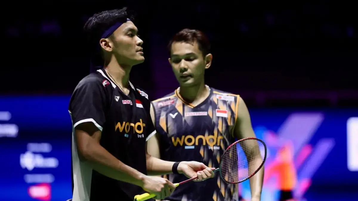 Fajar Alfian/Muhammad Shohibul Fikri dijadwalkan menghadapi Chen Boyang/Liu Yi dari Tiongkok pada pukul 11.30 WIB. (PBSI)
