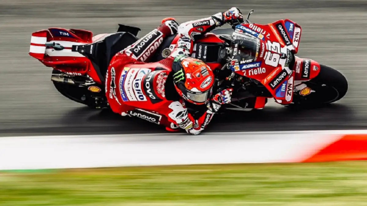 Francesco Bagnaia menunjukkan sinyal kebangkitan bersama Ducati usai meraih podium di MotoGP Italia 2026. (INSTAGRAM/@pecco63)