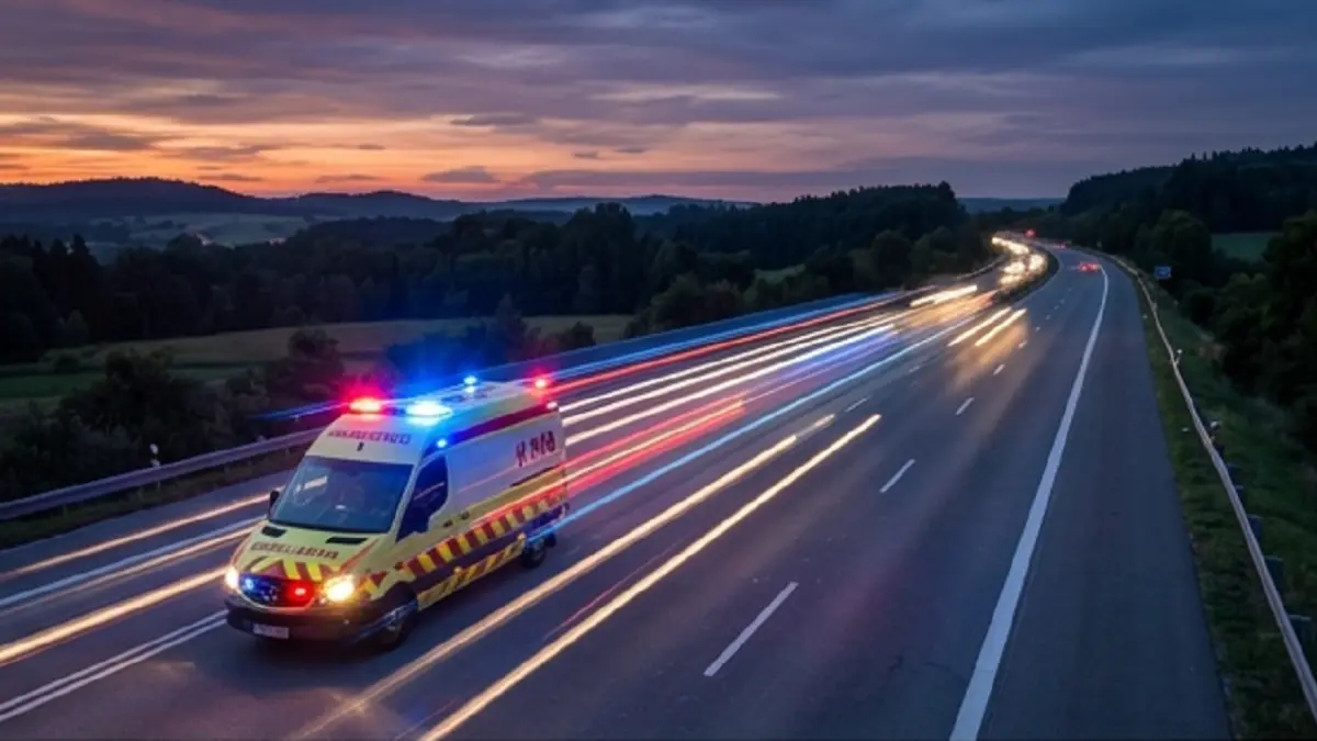 Ilustrasi ambulans (AI)