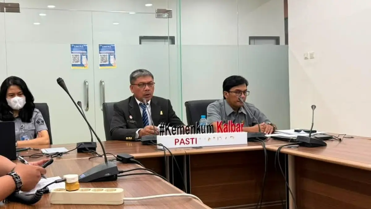 Kanwil Kemenkum Kalbar menggelar rapat harmonisasi Raperda Pengelolaan Barang Milik Daerah Kabupaten Sanggau pada Selasa (2/6). (DOK KANWIL KEMENKUM KALBAR)&nbsp;
