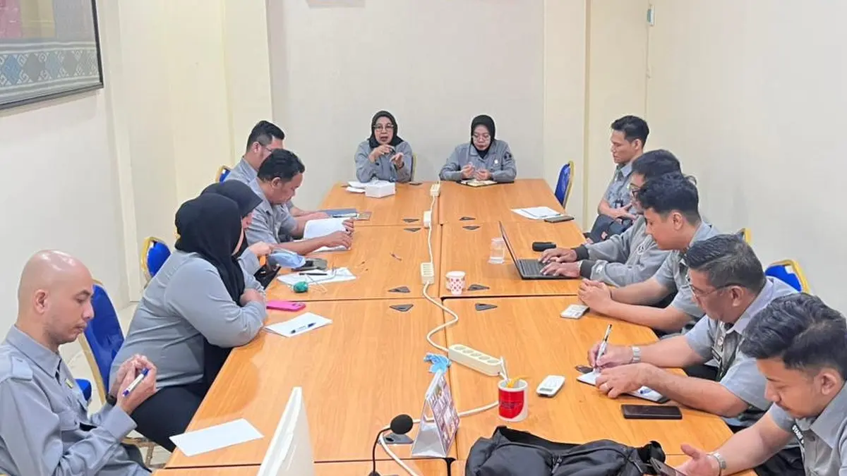 Kanwil Kemenkum Kalbar menyiapkan delapan agenda strategis Bidang KI dan AHU sepanjang Juni 2026 di Ruang Rapat Supratman Andi Agtas, Selasa (2/6). (DOK KANWIL KEMENKUM KALBAR)
