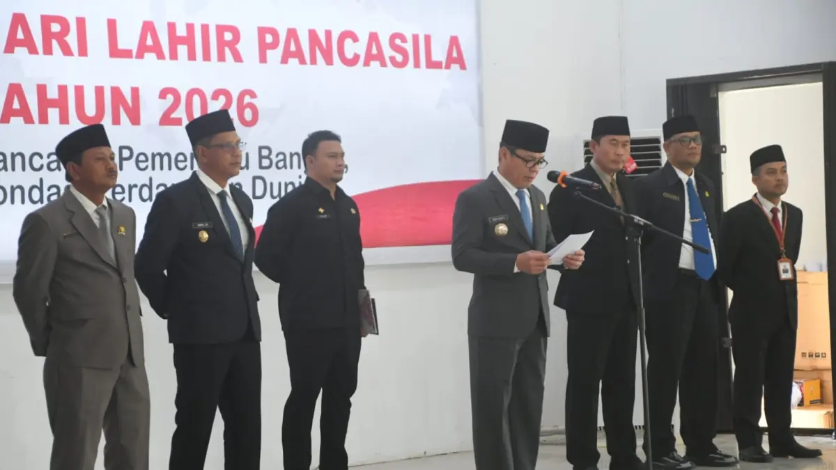 Pemerintah Kabupaten Kayong Utara menggelar upacara peringatan hari lahir Pancasila Tahun 2026.  (PROKOPIM KKU)