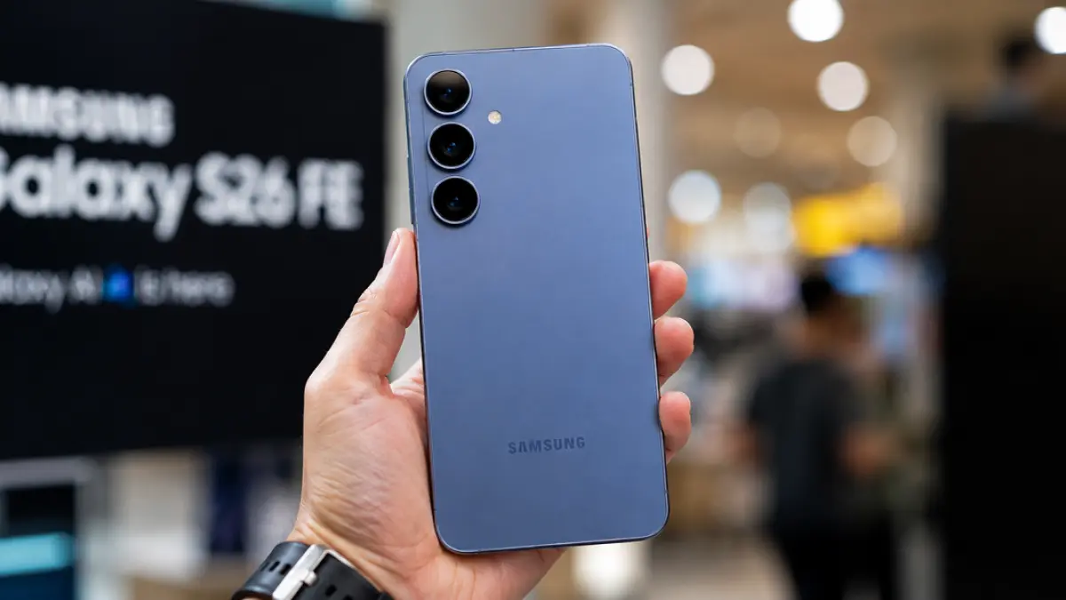 Bocoran desain Samsung Galaxy S26 FE yang mempertahankan identitas seri Fan Edition. (Ilustrasi AI)