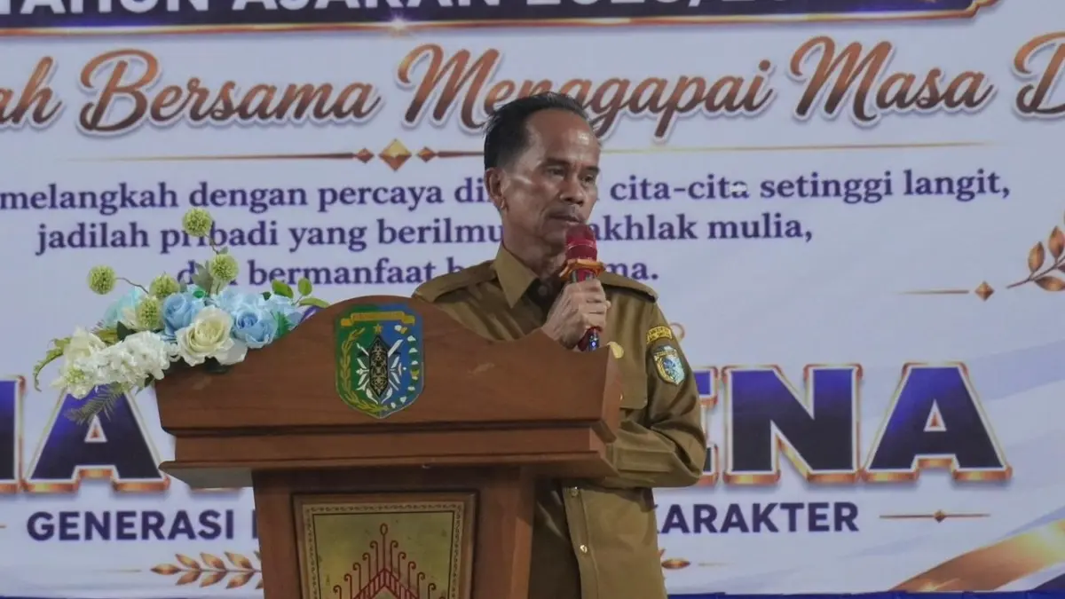 Bupati Sintang Gregorius Herkulanus Bala mengapresiasi upaya menciptakan lingkungan pendidikan yang aman dari penyalahgunaan Narkoba sekaligus meningkatkan kualitas layanan berbasis teknologi di SMP Negeri 1 Sintang. (ISTIMEWA)