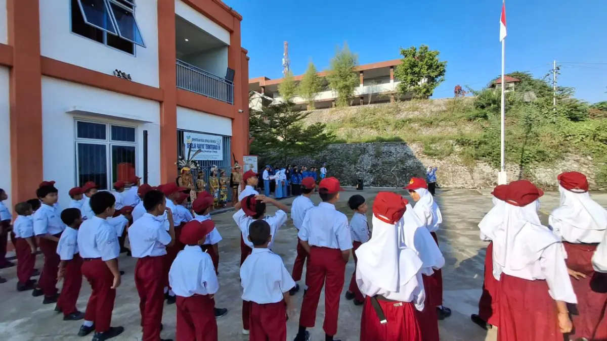DEMI KESETARAAN: Kegiatan siswa di Sekolah Rakyat Terintegrasi 58 Samarinda. Lembaga pendidikan berasrama ini menerapkan aturan ketat guna melindungi kondisi psikologis anak-anak dari latar belakang keluarga rentan.EKO PRALISTIO/KALTIM POST