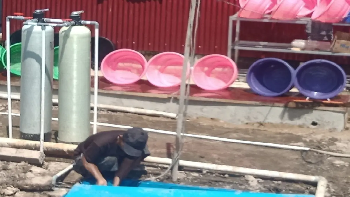 Pengelolaan Instalasi Pengolahan Air Limbah (IPAL) di dapur Satuan Pelayanan Pemenuhan Gizi (SPPG) Yayasan Tekawang Kasih Sebalo di Teluk Batang diduga belum memenuhi standar.  (ISTIMEWA)