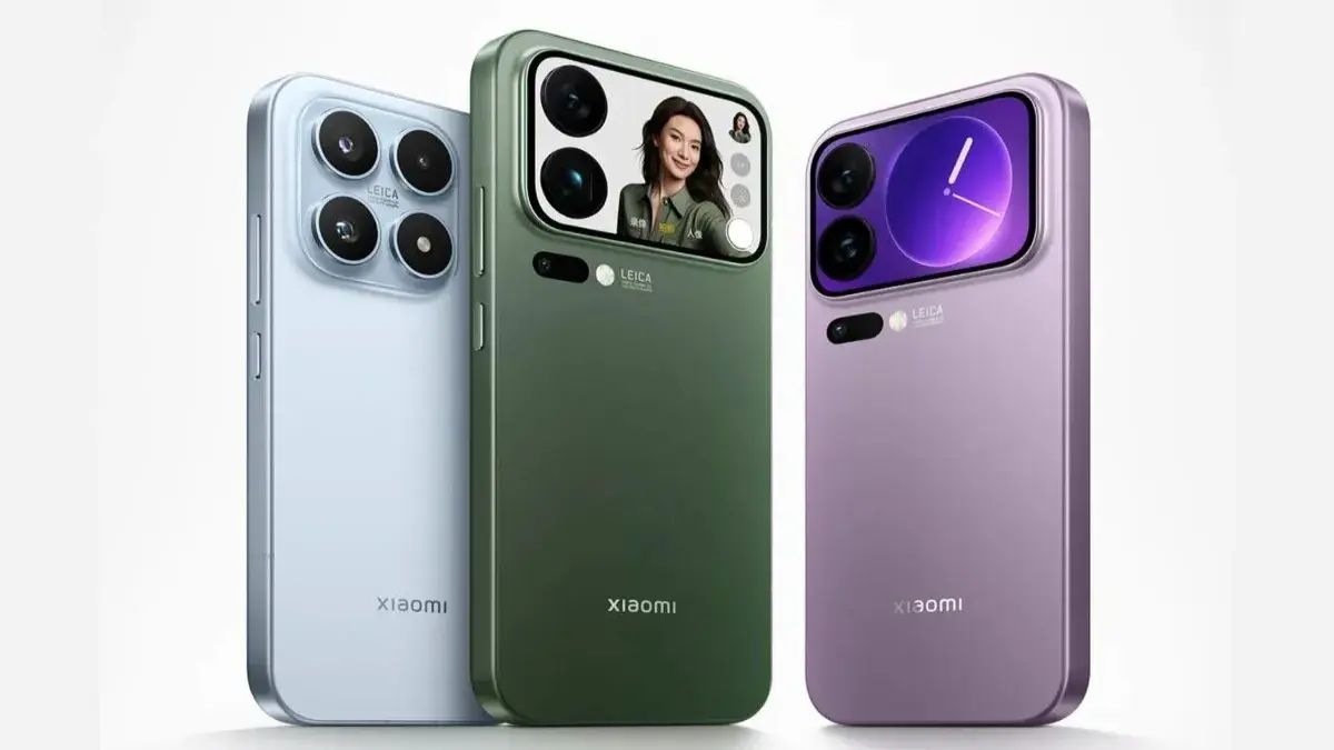 Tampilan ponsel Xiaomi. Dalam gambar Xiaomi 17 Series. (ANTARA)