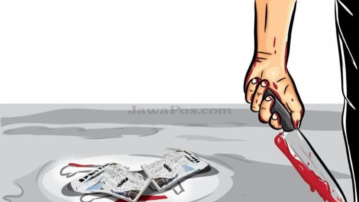 Ilustrasi penikaman